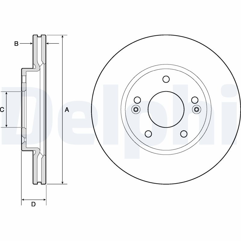 Discofreno - BG4745C DELPHI
