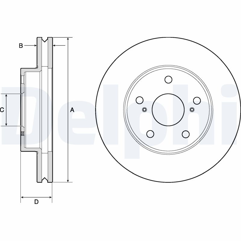Discofreno - BG4758C DELPHI