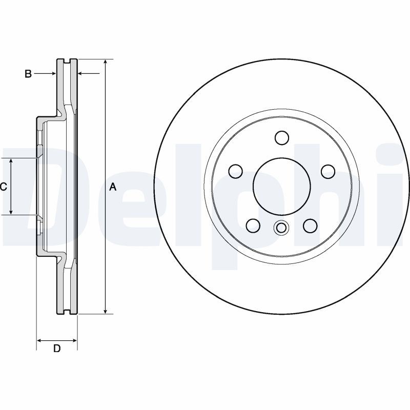 Brake Disc - BG4777C DELPHI