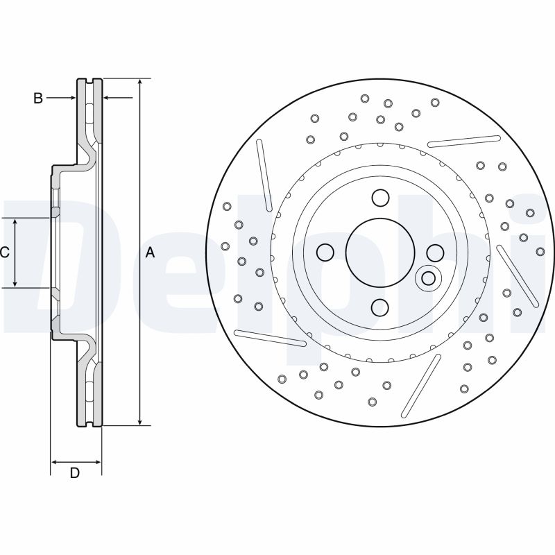 Brake Disc - BG4789C DELPHI