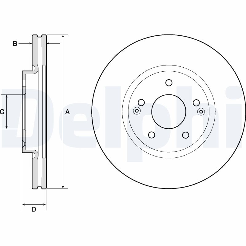 Discofreno - BG4809C DELPHI