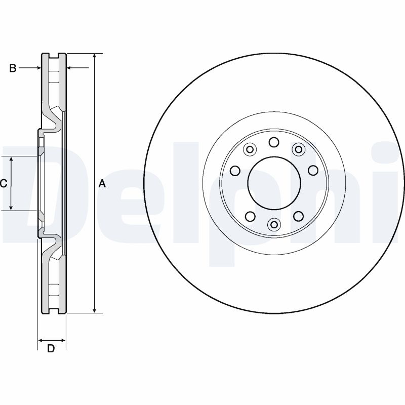 Discofreno - BG4814C DELPHI