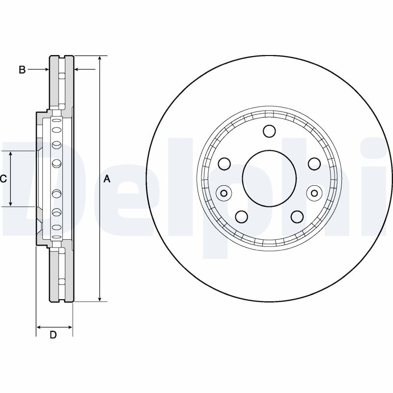 Discofreno - BG4815C DELPHI