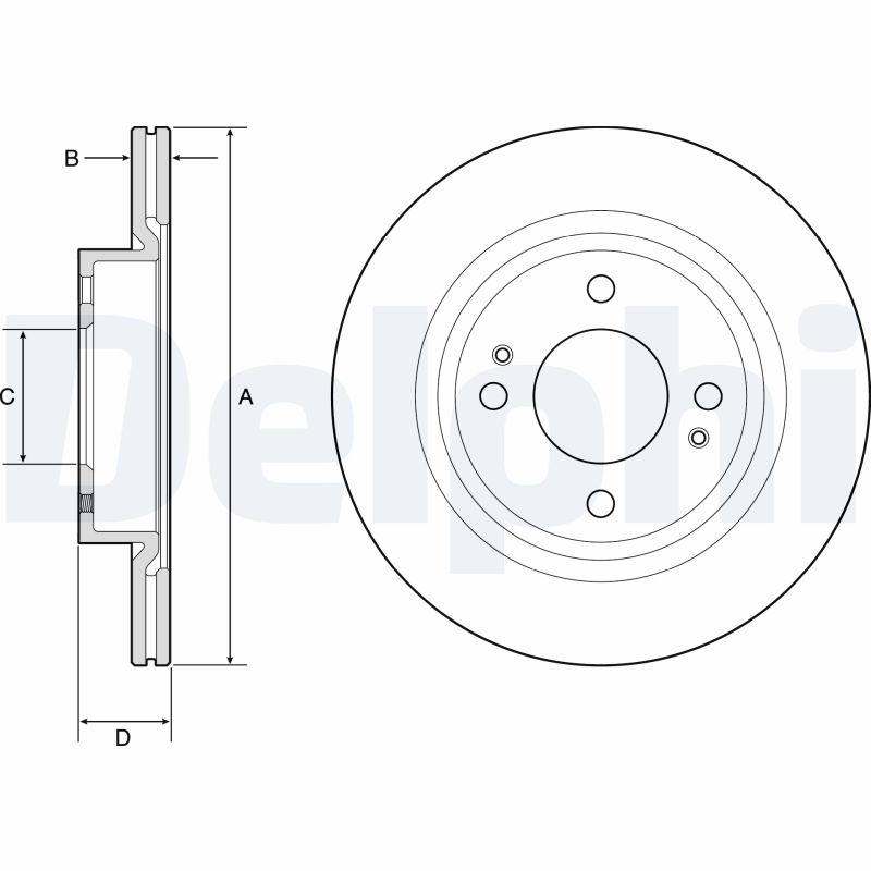 Discofreno - BG4830C DELPHI