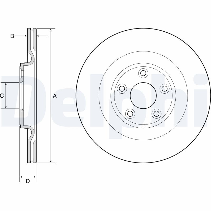 Discofreno - BG4833C DELPHI
