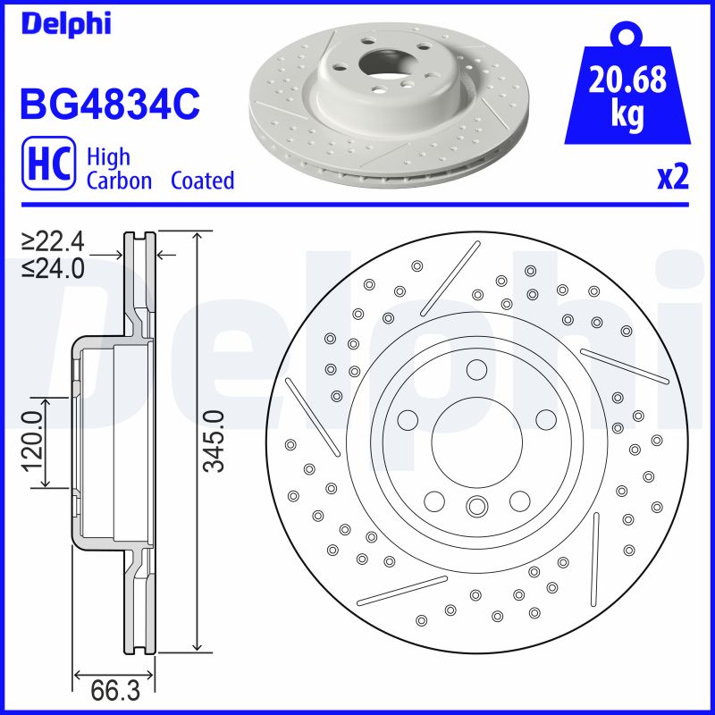 Discofreno - BG4834C DELPHI