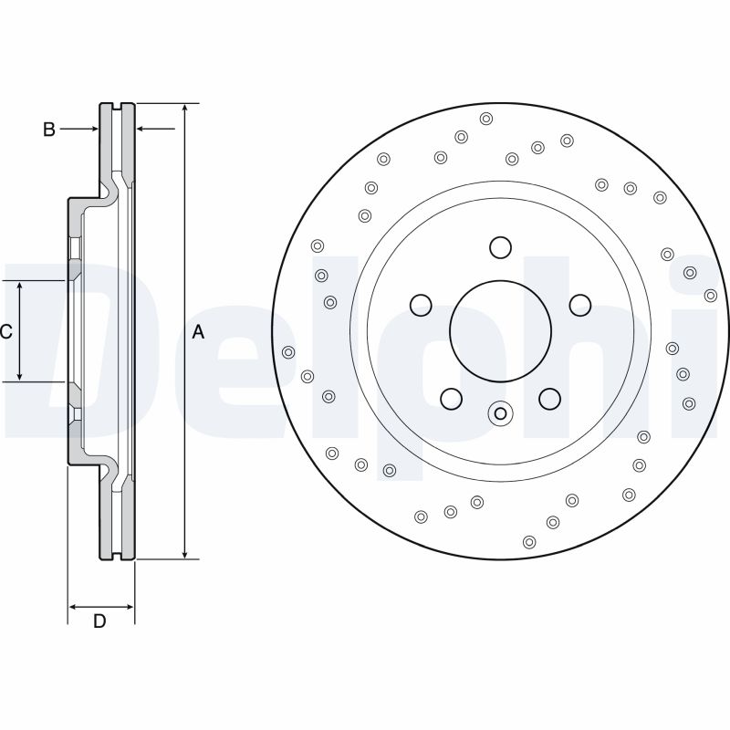 Discofreno - BG4923C DELPHI