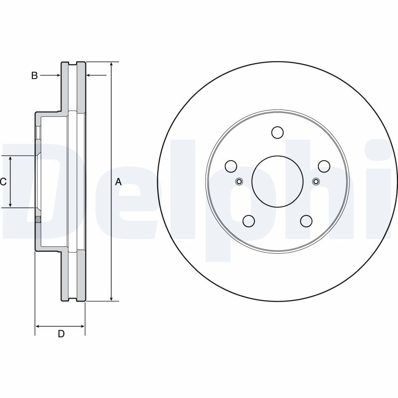 Brake Disc - BG4926C DELPHI