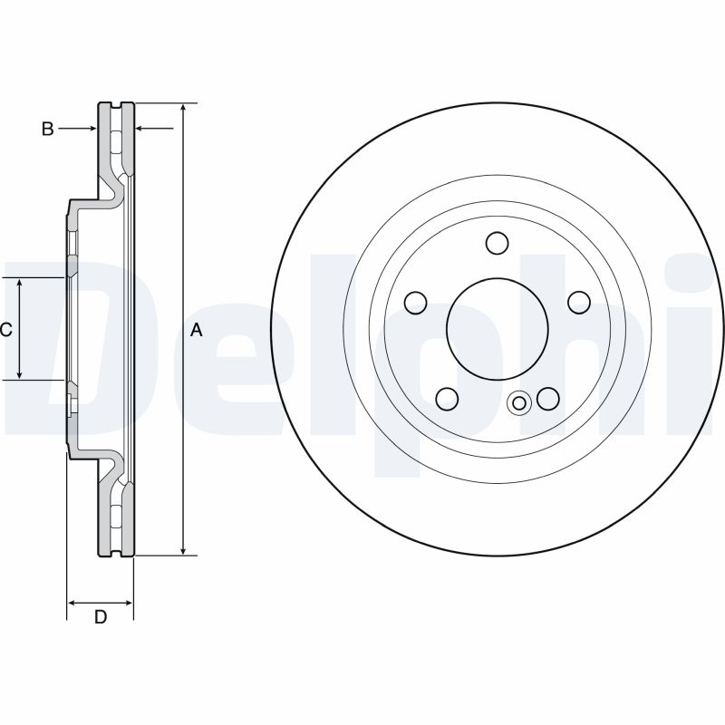 Brake Disc - BG4927C DELPHI