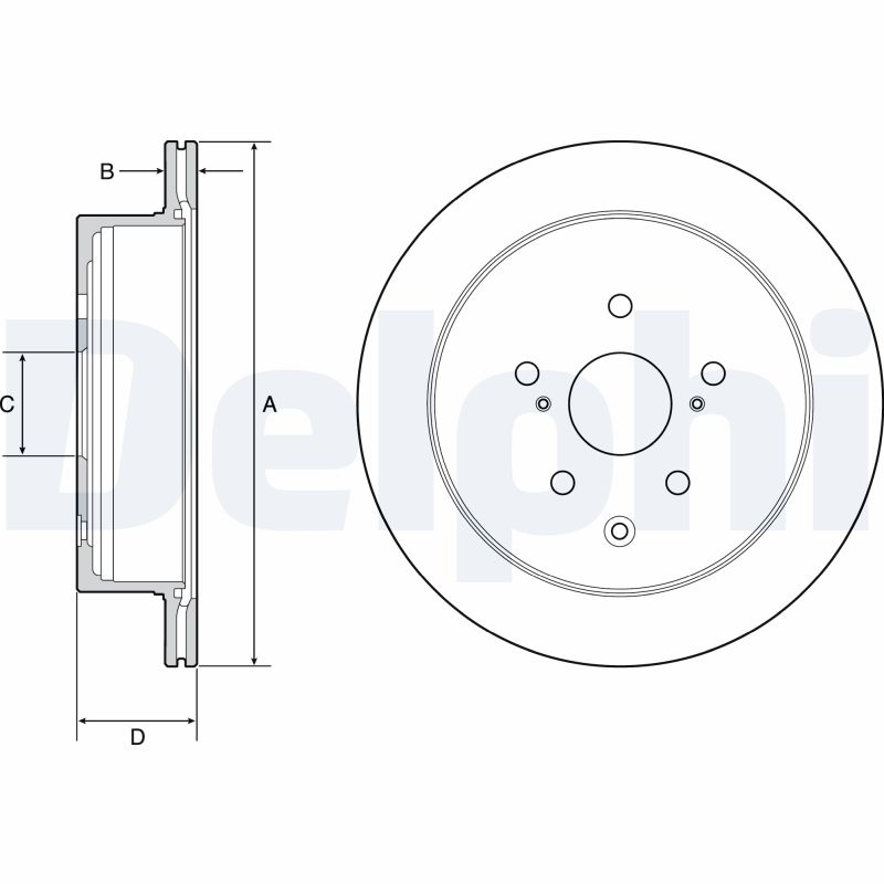 Brake Disc - BG4929C DELPHI