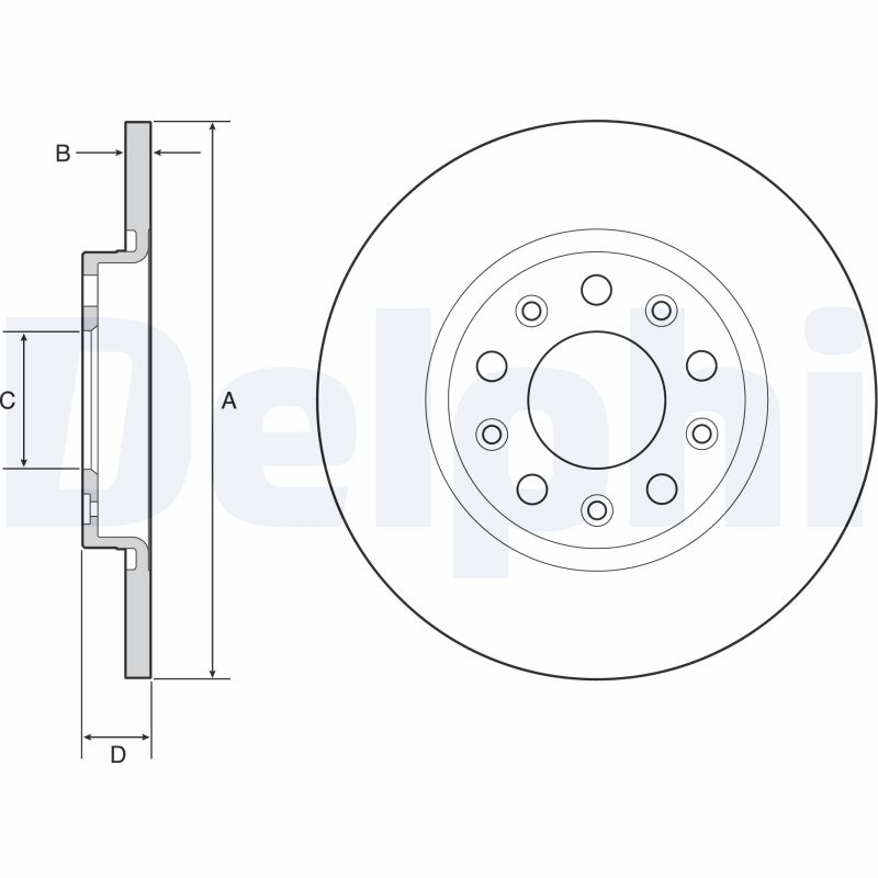Discofreno - BG4960C DELPHI