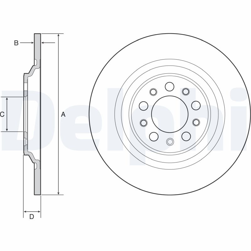 Discofreno - BG4961C DELPHI