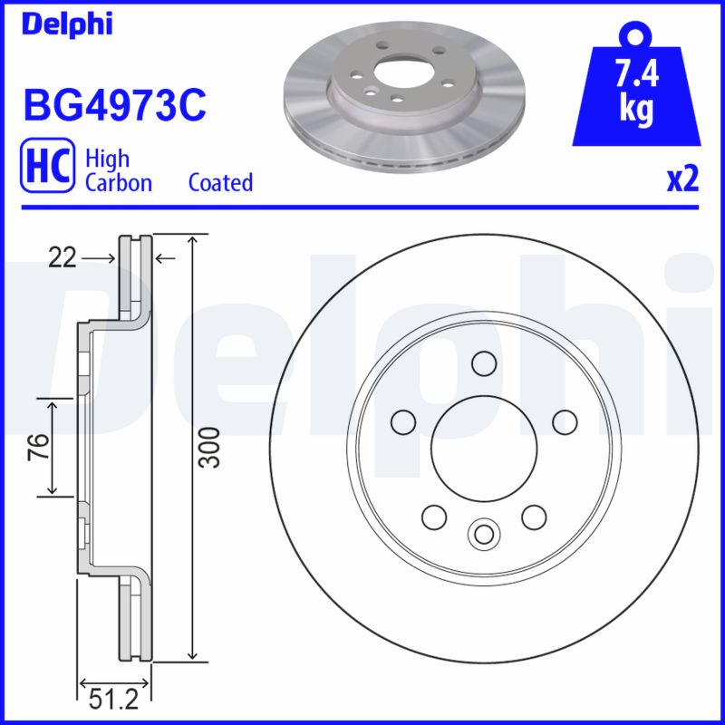 Discofreno - BG4973C DELPHI