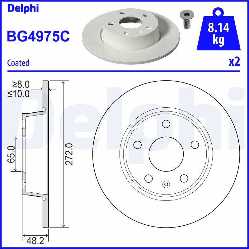 Discofreno - BG4975C DELPHI