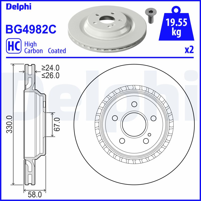 Discofreno - BG4982C DELPHI