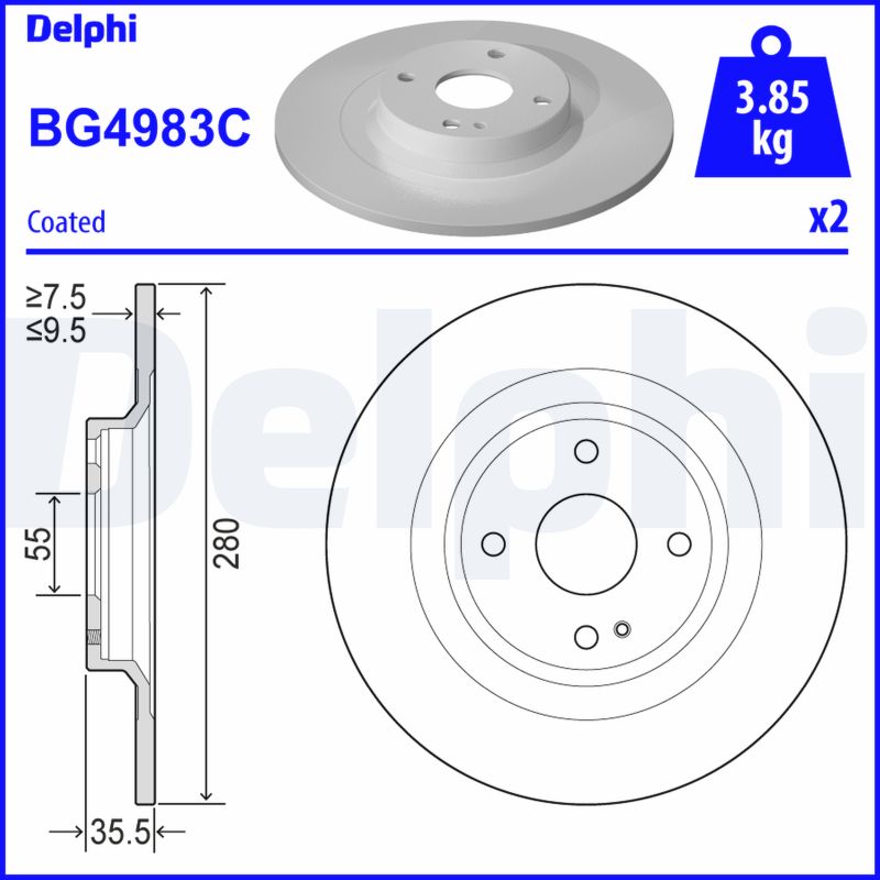 Discofreno - BG4983C DELPHI