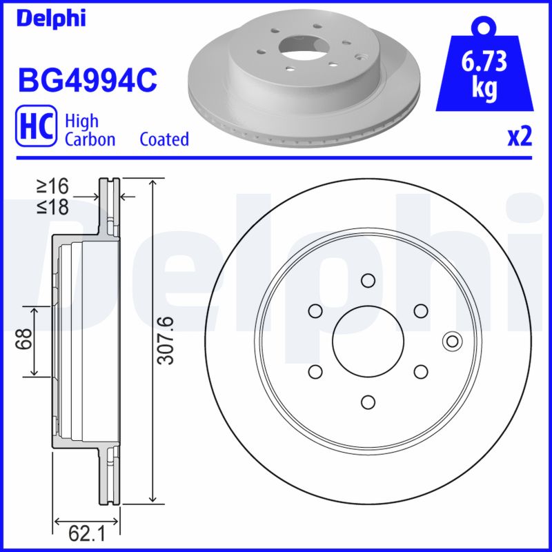 Discofreno - BG4994C DELPHI