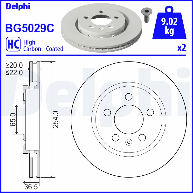 Discofreno - BG5029C DELPHI
