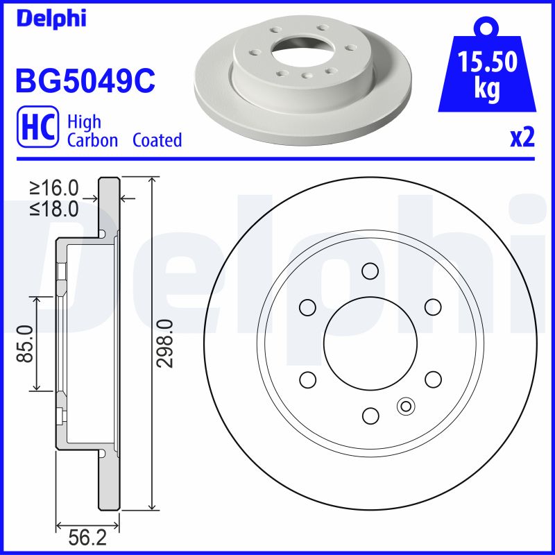 Discofreno - BG5049C DELPHI