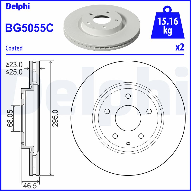 Discofreno - BG5055C DELPHI