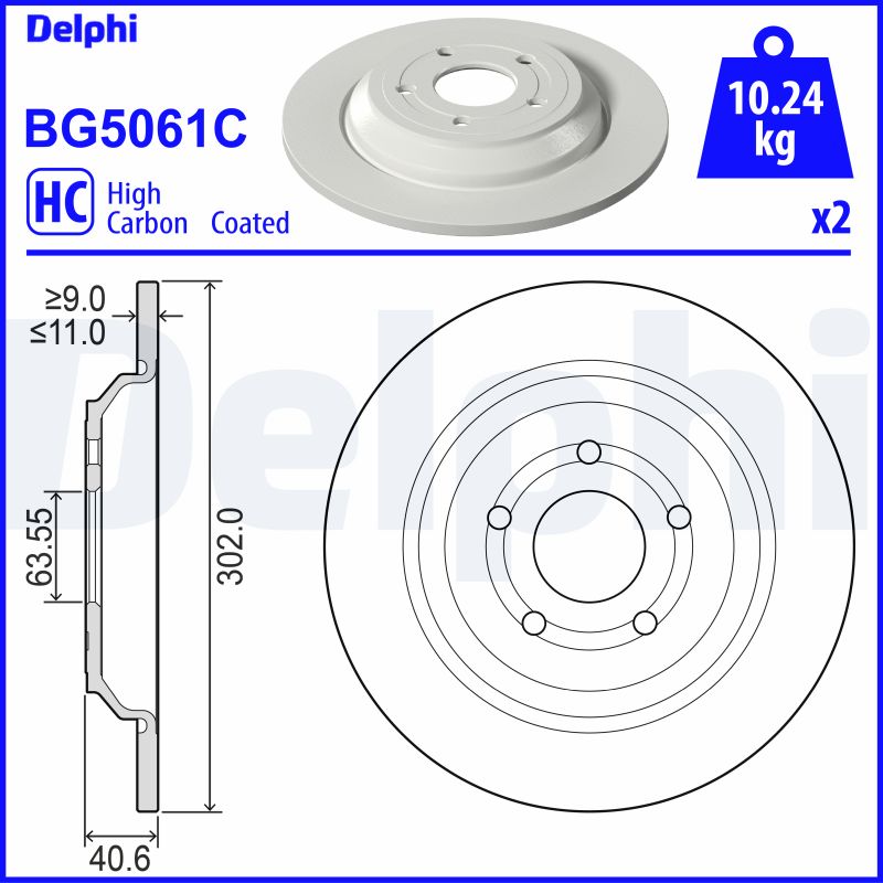 Discofreno - BG5061C DELPHI