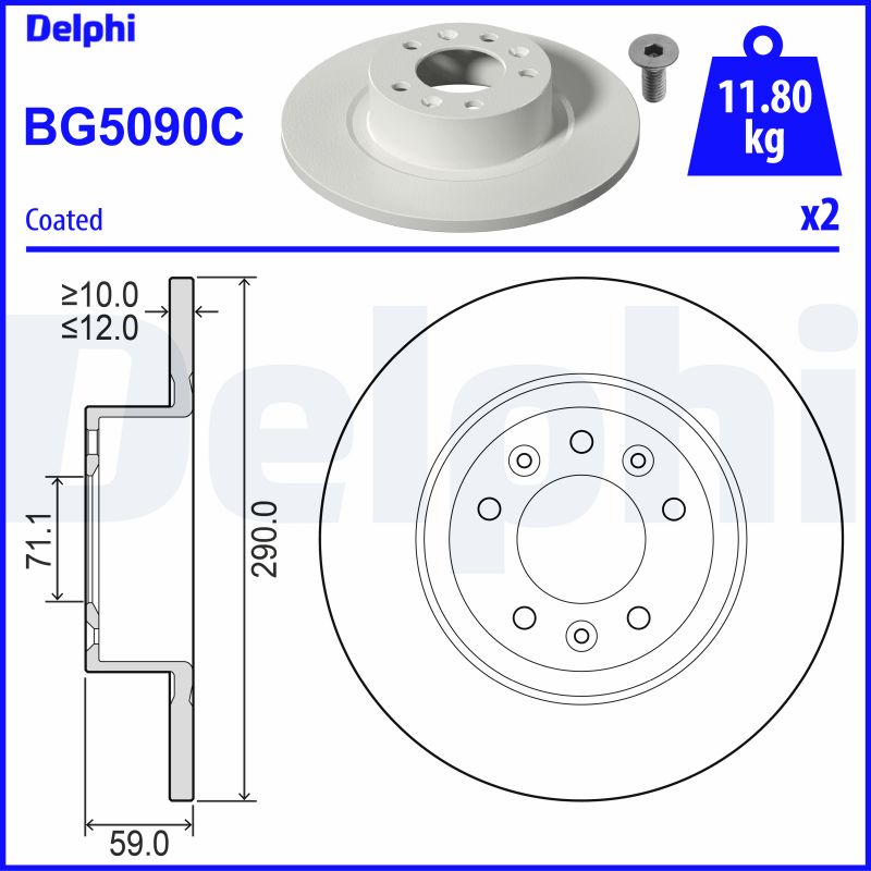 Discofreno - BG5090C DELPHI