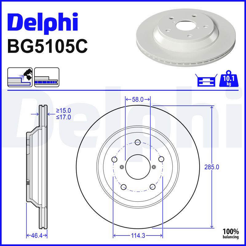 Discofreno - BG5105C DELPHI