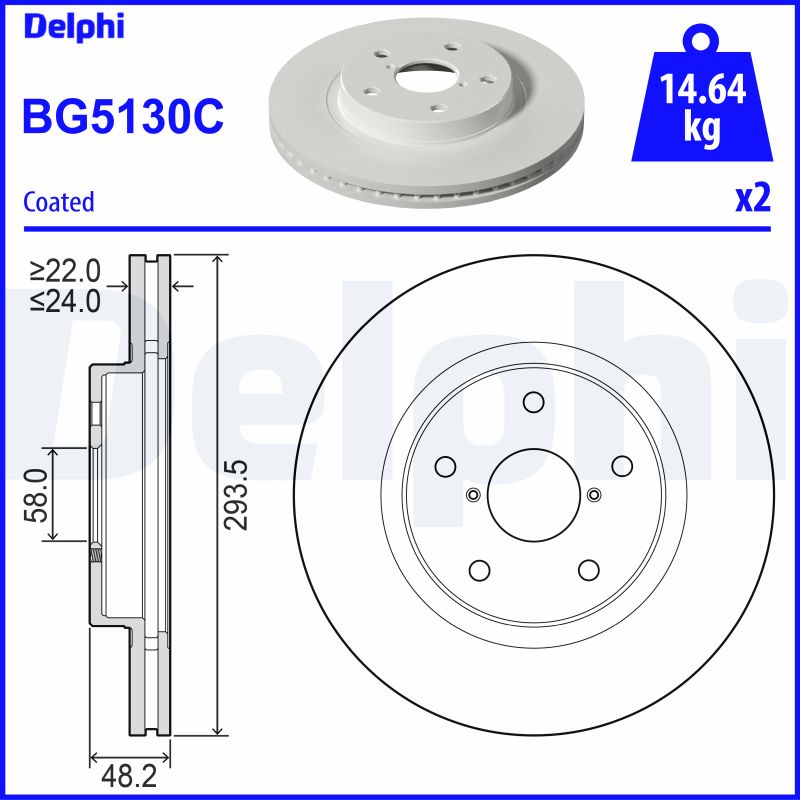 Discofreno - BG5130C DELPHI