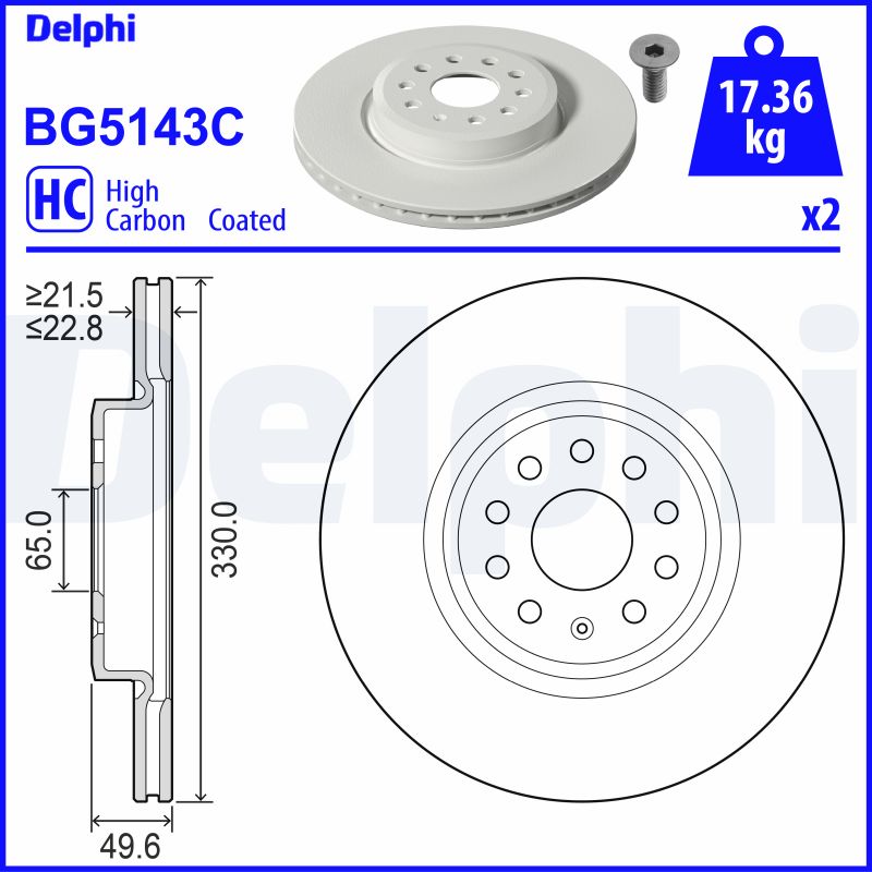 Discofreno - BG5143C DELPHI