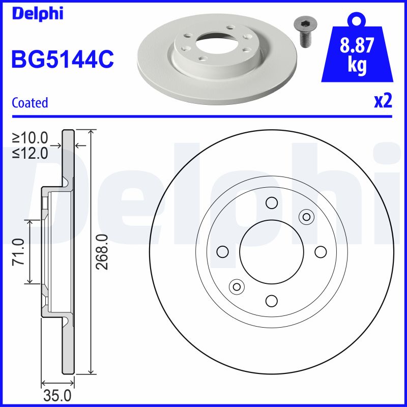 Discofreno - BG5144C DELPHI