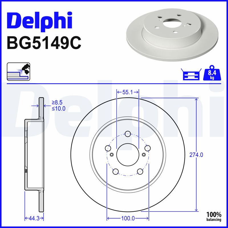 Discofreno - BG5149C DELPHI