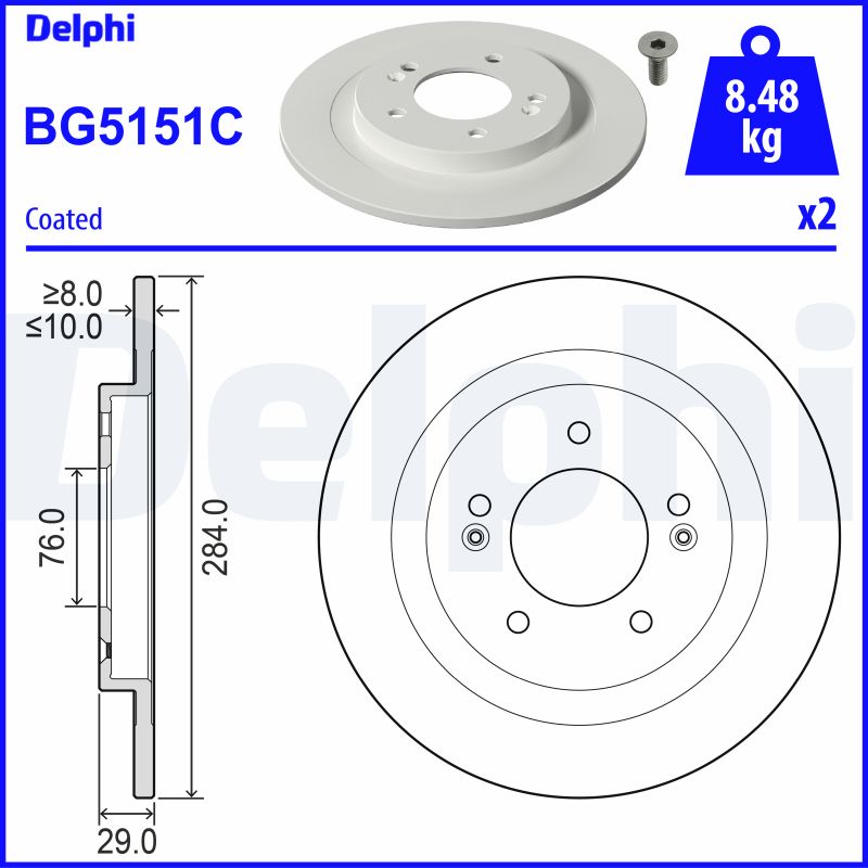 Discofreno - BG5151C DELPHI
