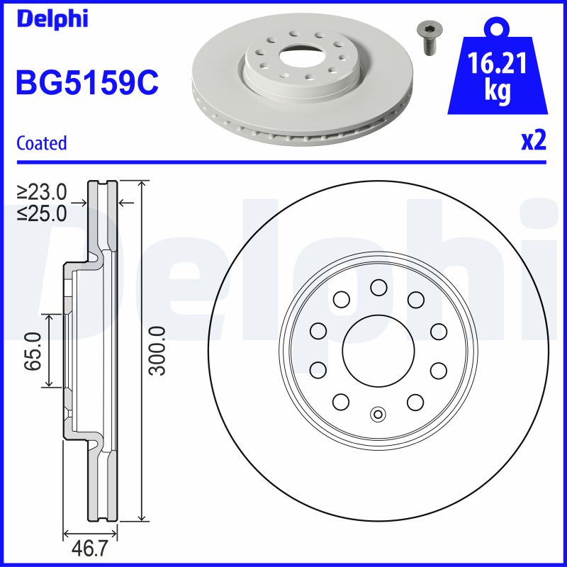 Discofreno - BG5159C DELPHI
