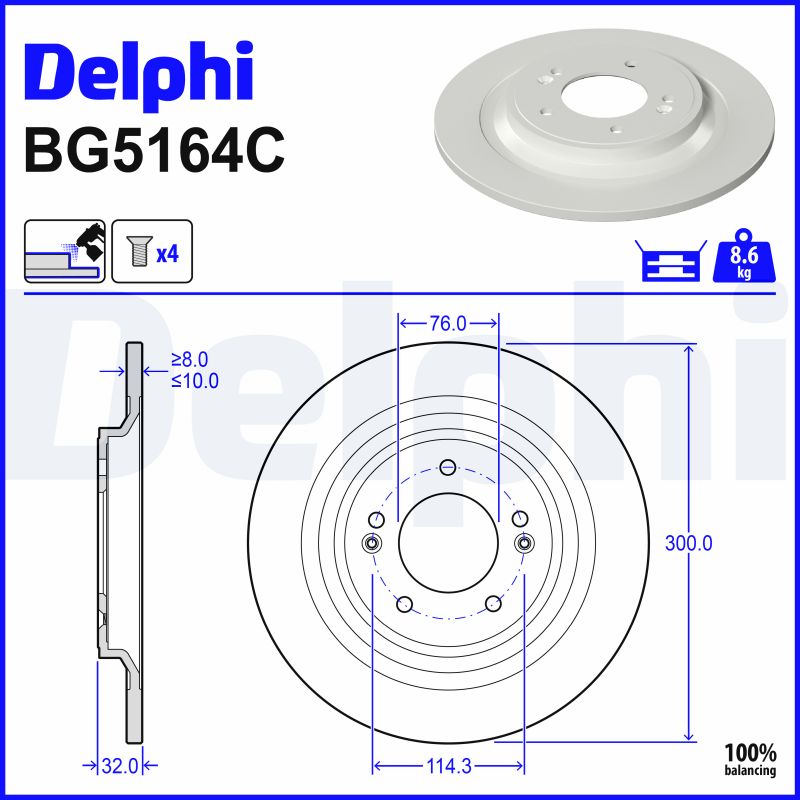Discofreno - BG5164C DELPHI