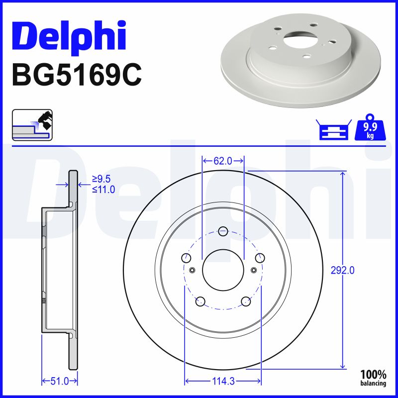 Discofreno - BG5169C DELPHI