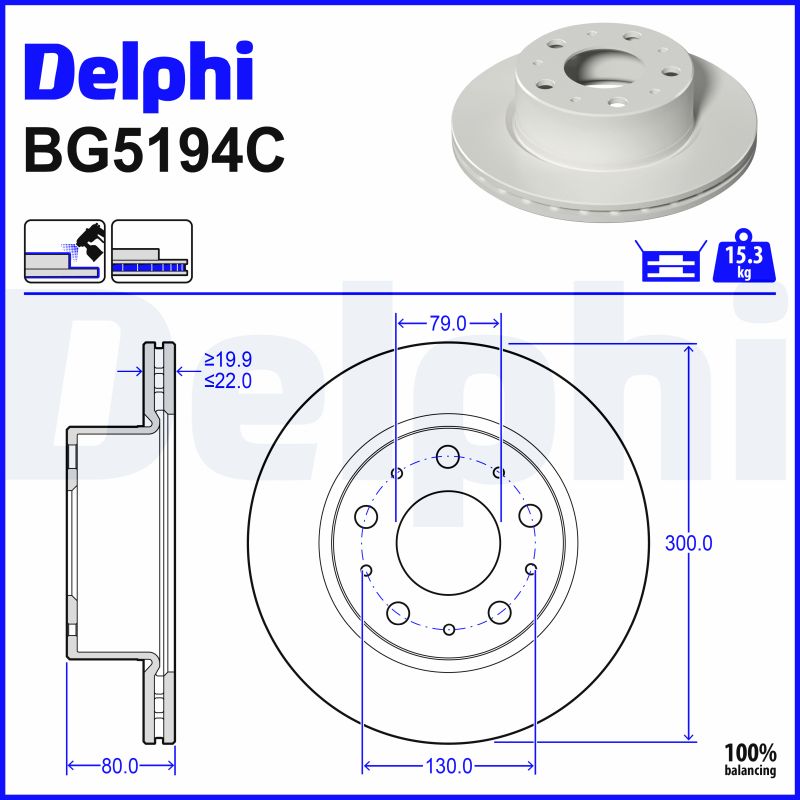 Discofreno - BG5194C DELPHI