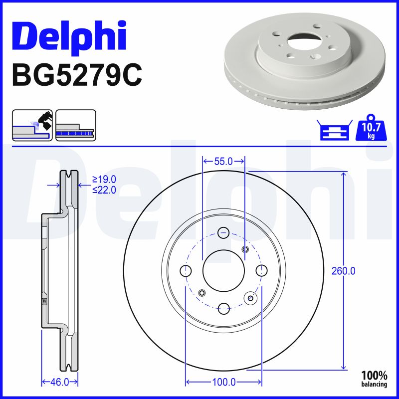Discofreno - BG5279C DELPHI