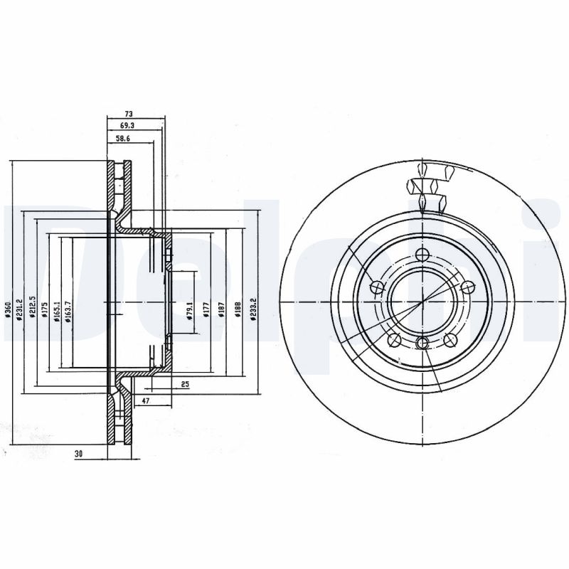 Discofreno - BG9009C DELPHI