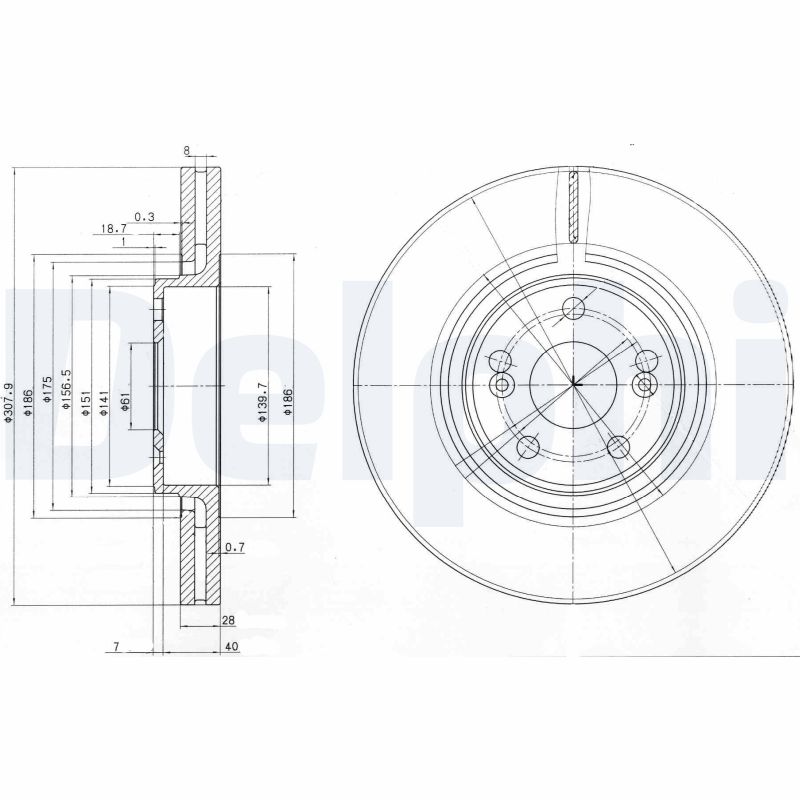 Discofreno - BG9016 DELPHI