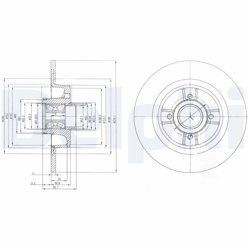 Discofreno - BG9029RS DELPHI