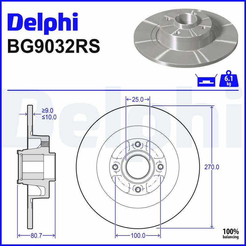 Discofreno - BG9032RS DELPHI