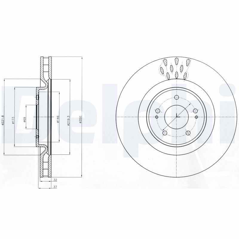 Discofreno - BG9072C DELPHI