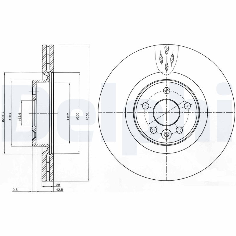 Discofreno - BG9077C DELPHI