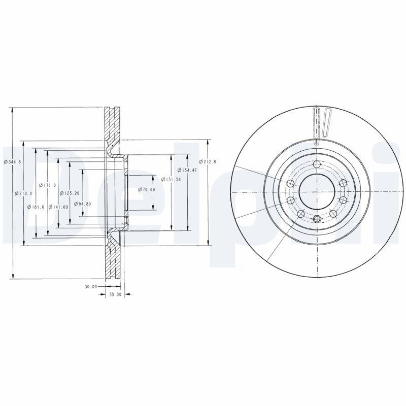 Discofreno - BG9098 DELPHI