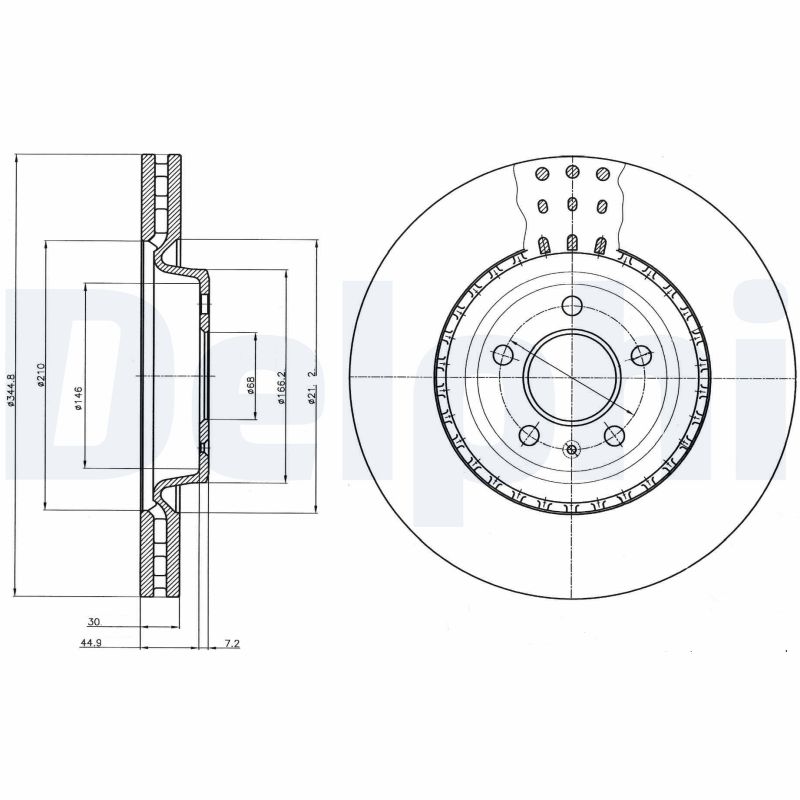 Discofreno - BG9110C DELPHI
