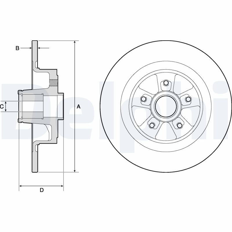 Discofreno - BG9136RS DELPHI