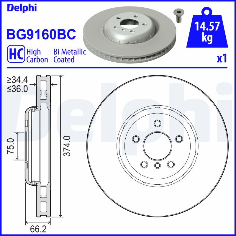 Discofreno - BG9160BC DELPHI