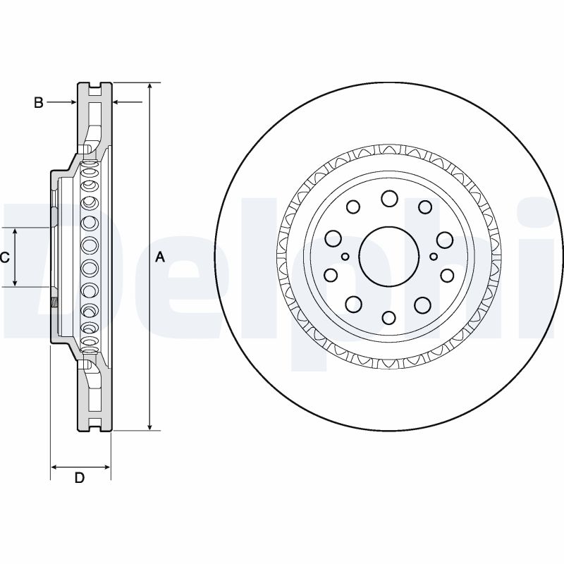 Discofreno - BG9186C DELPHI