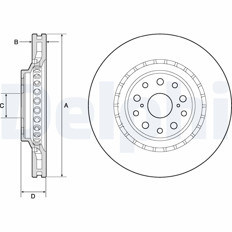 Discofreno - BG9187C DELPHI