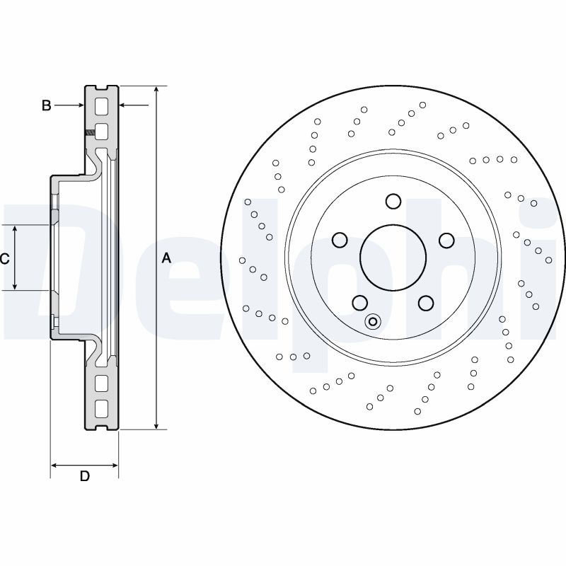 Brake Disc - BG9188C DELPHI